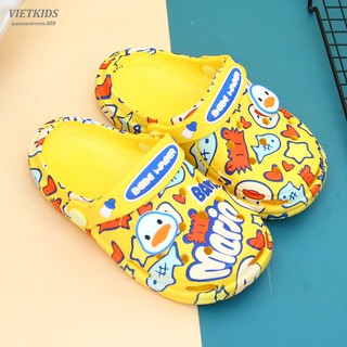 [2-12 tuổi/ RẺ NHẤT SÀN]Dép sục/ Dép cross trẻ em cho bé trai,bé gái chất liệu nhựa chống nước, chống trơn trượt