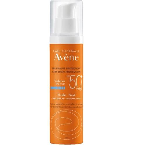 Kem chống nắng MẪU 2018 Avene Fluide SPF 50+ 50ml (Thái Hà shop)