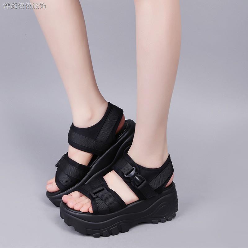 Giày Sandal Thể Thao Đế Xuồng Thời Trang Mùa Đông Cho Nữ