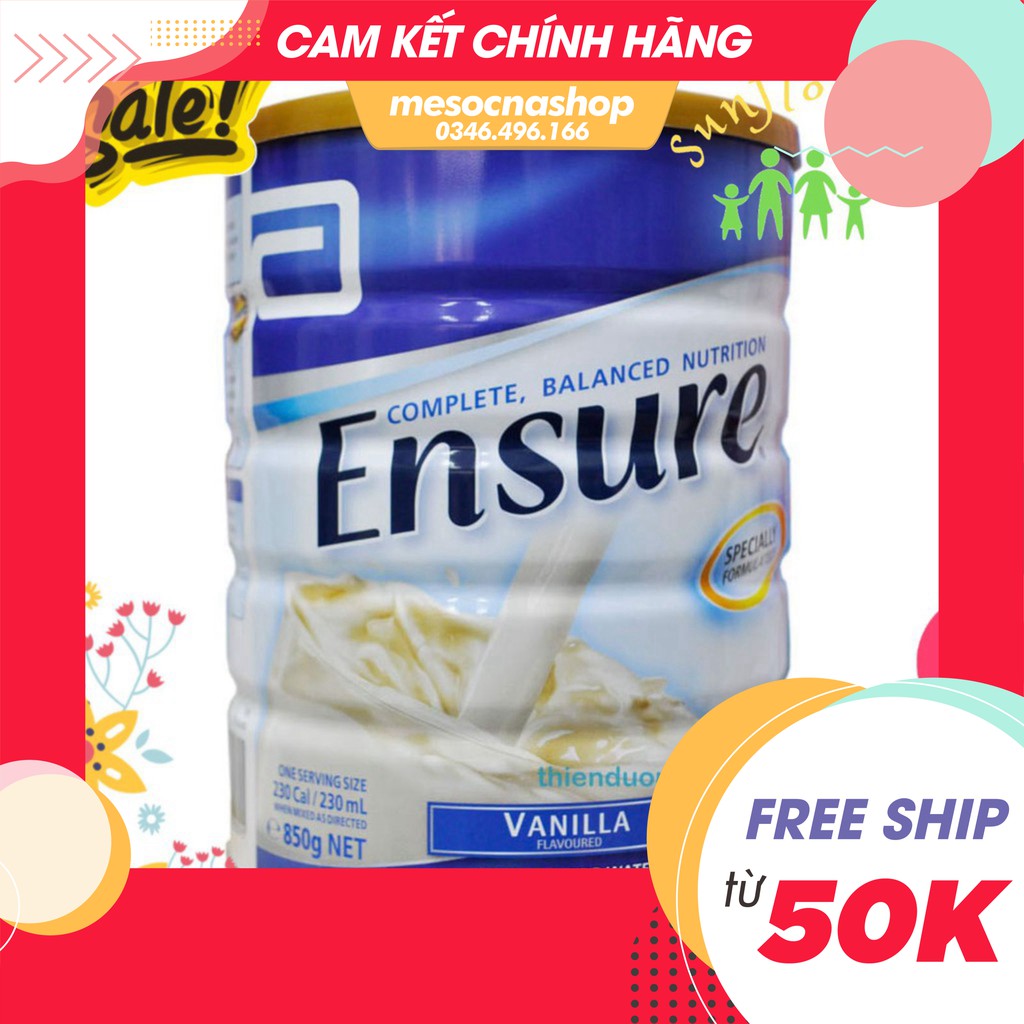 Sữa ensure Úc 850g