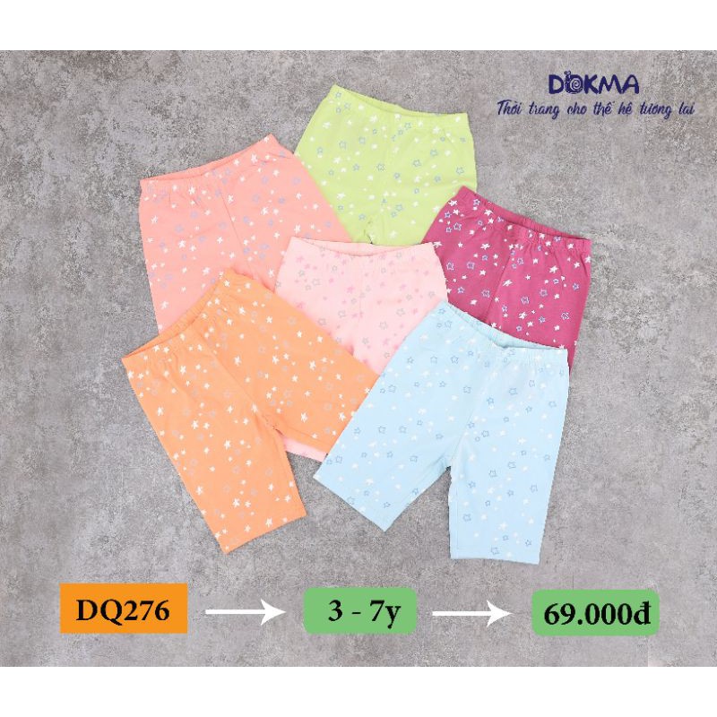 3-7Y Quần legging, quần lửng bé gái Dokma