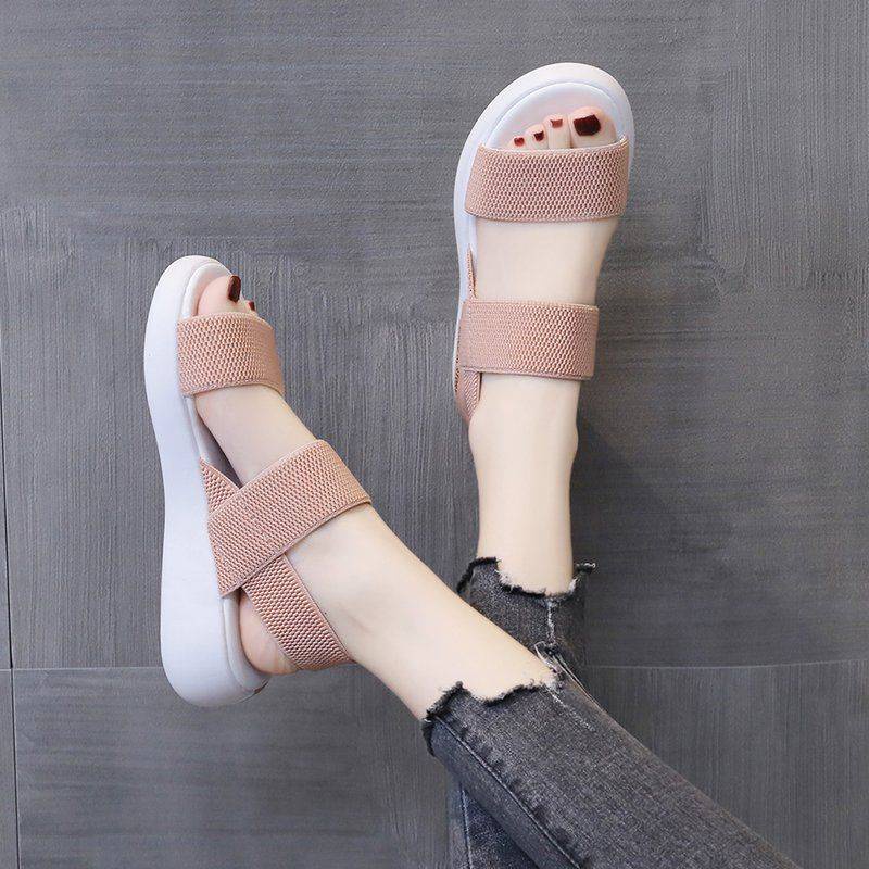 Dép xăng đan Giày Sandal Thể Thao Đế Mềm Thời Trang Mùa Hè Phong Cách Hàn Quốc