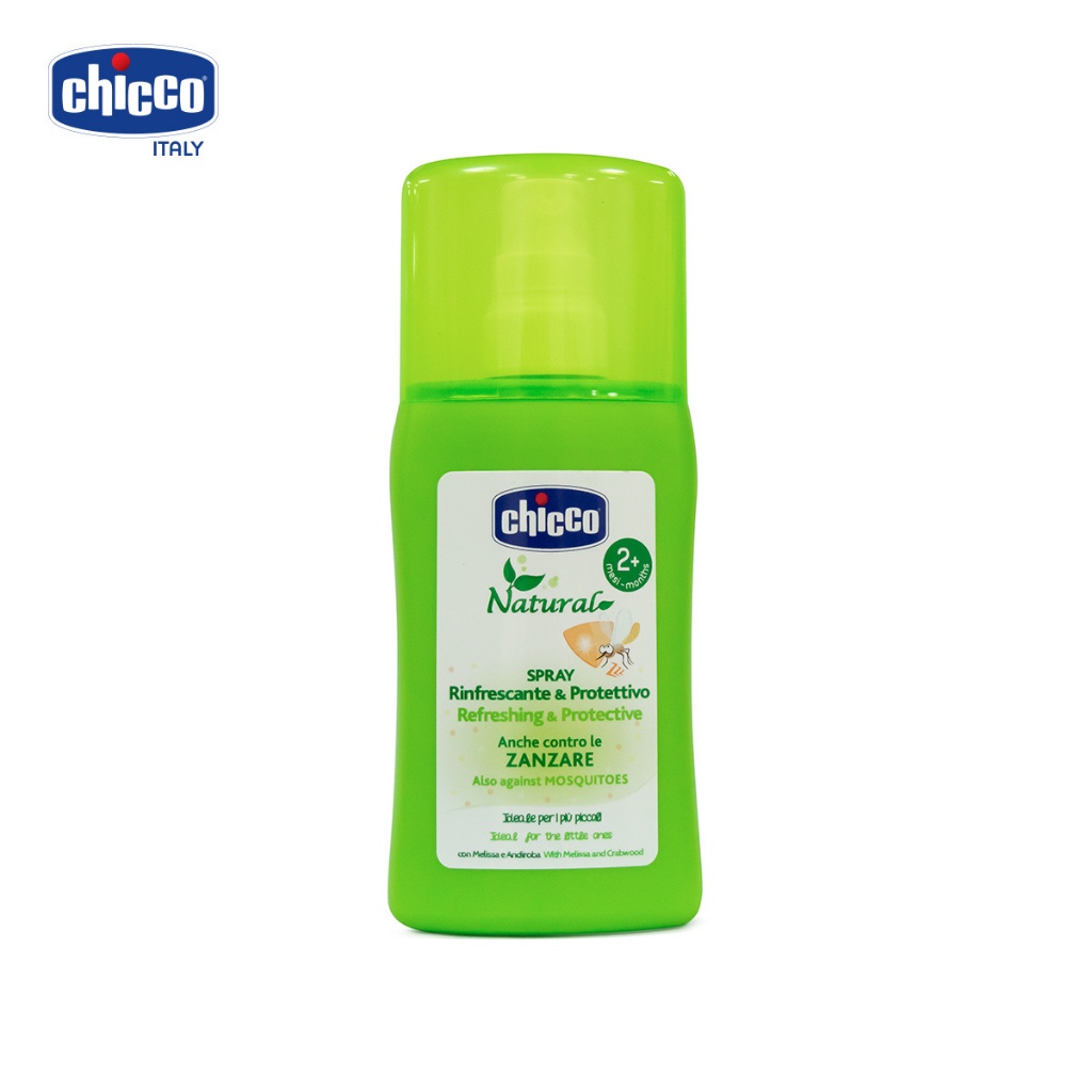 Xịt Đa Năng Xua Muỗi, Hỗ Trợ Xoa Dịu Vết Đốt Chicco, Thành Phần Từ Thiên Nhiên 100ml