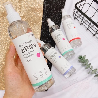 Xịt thơm quần áo Fabric body 250ml hàn quốc mua sale chuẩn auth 3 mùi