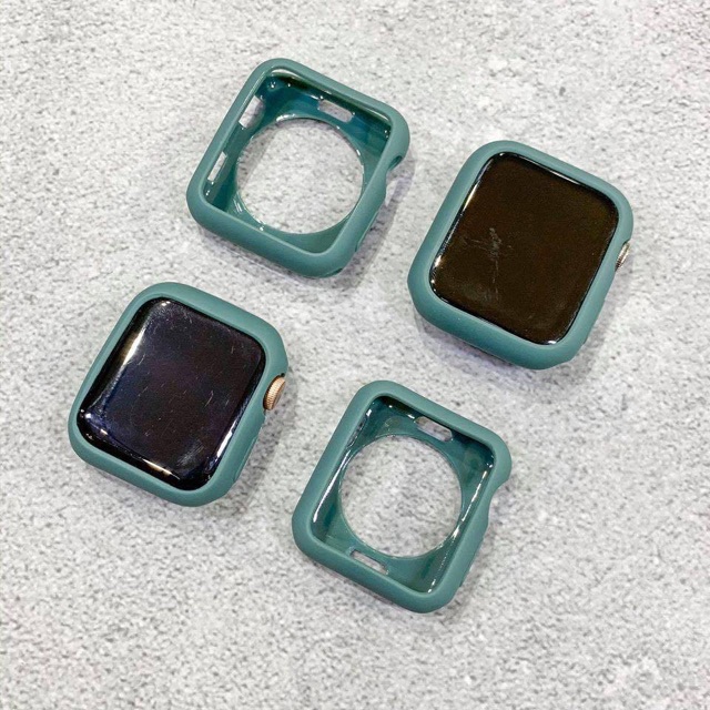 Combo 3 món ốp + dây+ppf 10D màu midnight green