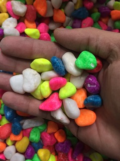 Sỏi màu trang trí bình hoa, bể cá (1kg)