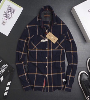 Áo sơmi flannel dạ mỏng