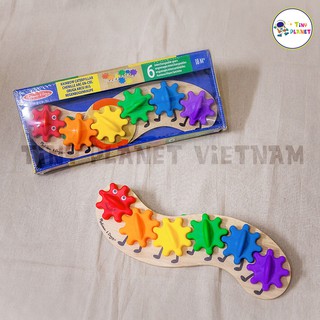 Đồ chơi gỗ chú sâu bướm cầu vồng Melissa & Doug