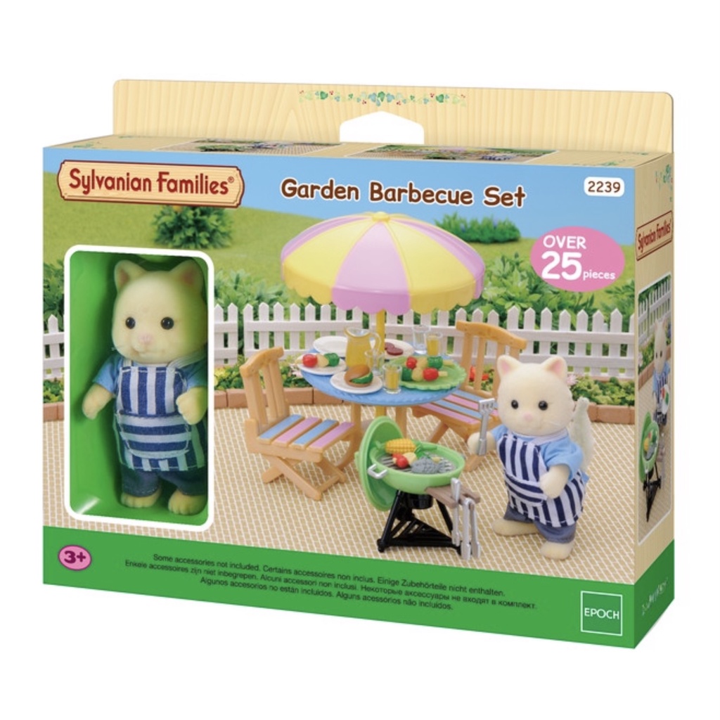 Sylvanian Families 4869 bộ bàn tiệc ngoài trời - Garden Barbecue Set - Đồ chơi nhà búp bê