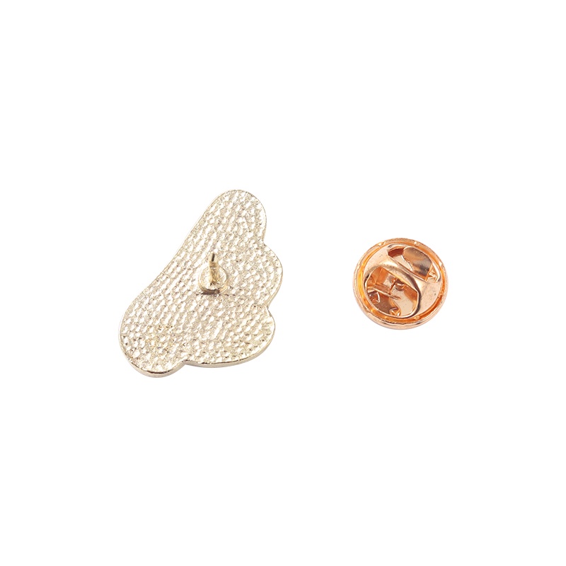 Ghim cài áo QIHE JEWELRY hình đôi cánh thiên thần đáng yêu trang trí túi xách dành cho phái nữ