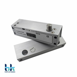 Khóa chốt rơi - Chốt khóa cửa điện từ gắn cửa kính BK Smart Lock BK-L04B12 thường mở, 12V độ trễ 0s 3s 6s