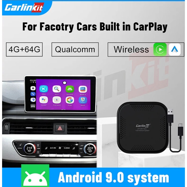Android Box cho màn hình zin trên ô tô có Carplay