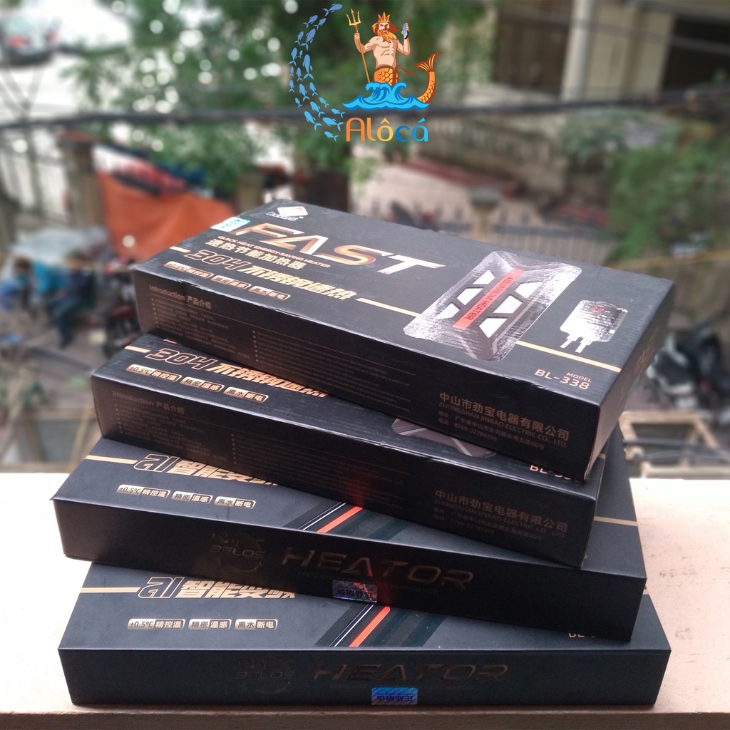 Sưởi chống bỏng có điều khiển Belos Smart BL-338 800W, BL-338 1000W, BL-378 500W, BL-378 1000W cho bể cá cảnh