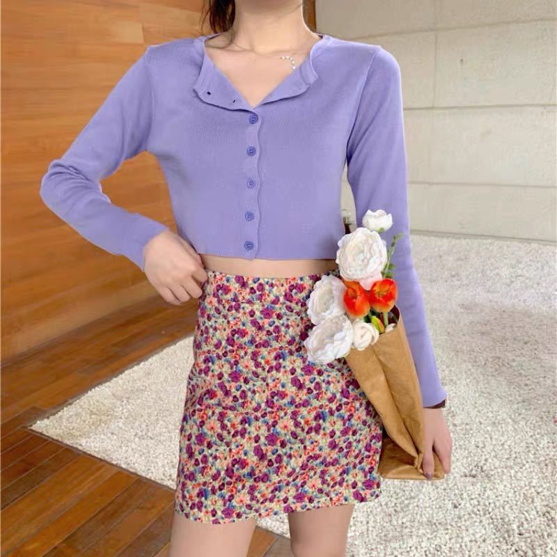 Áo Khoác Dệt Kim Vải Lụa Lạnh Thời Trang Xuân Thu Cho Nữ | BigBuy360 - bigbuy360.vn