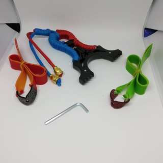 [rivefishing] Ná Cao Su - Ná Đầu Trâu Dây Dẹt 1mm Loại 2 Lớp , Có Khe Ngắm [hàng chuẩn hình]