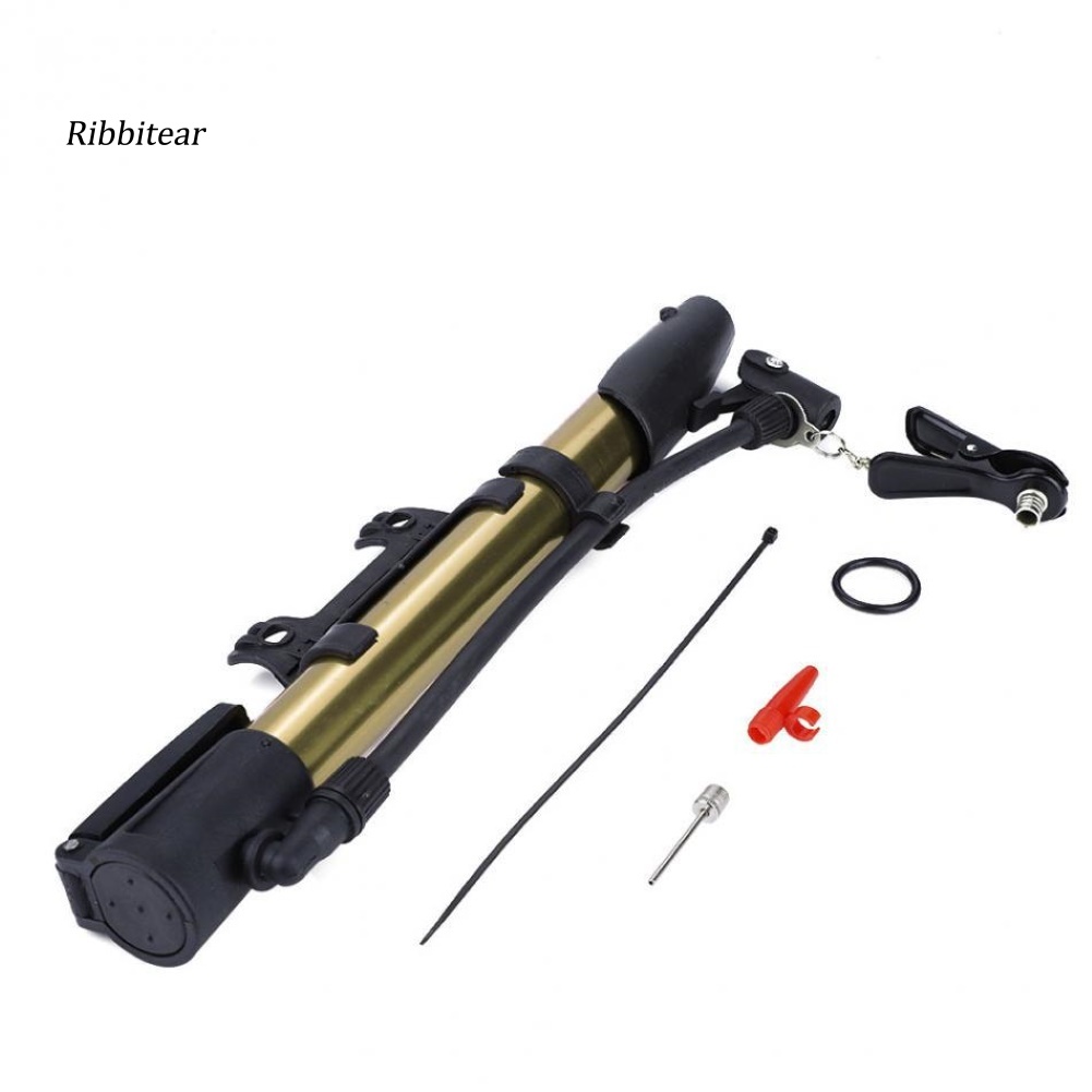 【RBRT】Bike Football Aluminium Alloy American British Valve Portable Air Pump Inflator