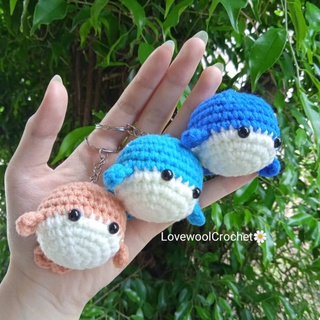 🐋Móc khoá hình cá voi len handmade🐳