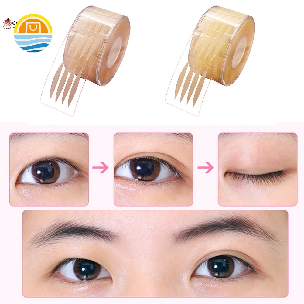(Hàng Mới Về) Bộ 600 Miếng Dán Kích Mí Màu Be Dạng Lưới Jp2