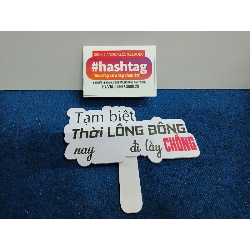 Set 10 Hashtag cầm tay chụp ảnh nhà cô dâu