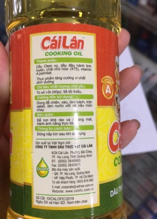 Dầu Ăn Thực Vật Cái Lân 400ml