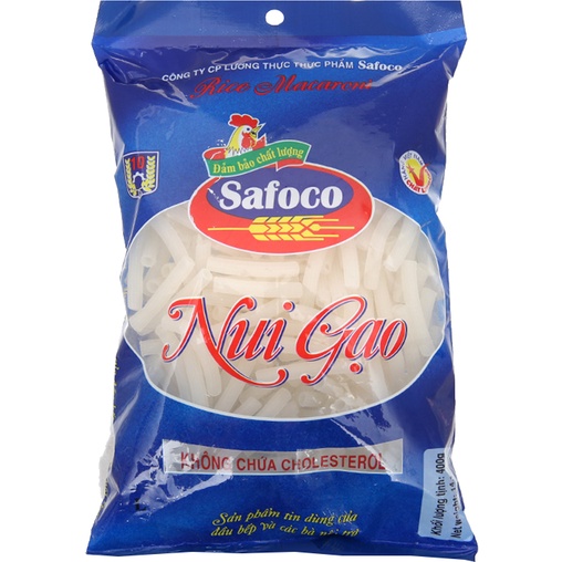 Nui gạo ống lớn Safoco gói 400g