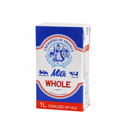 SỮA TƯƠI NGUYÊN KEM Hiệu CREMIERE DE FRANCE Hộp 1L