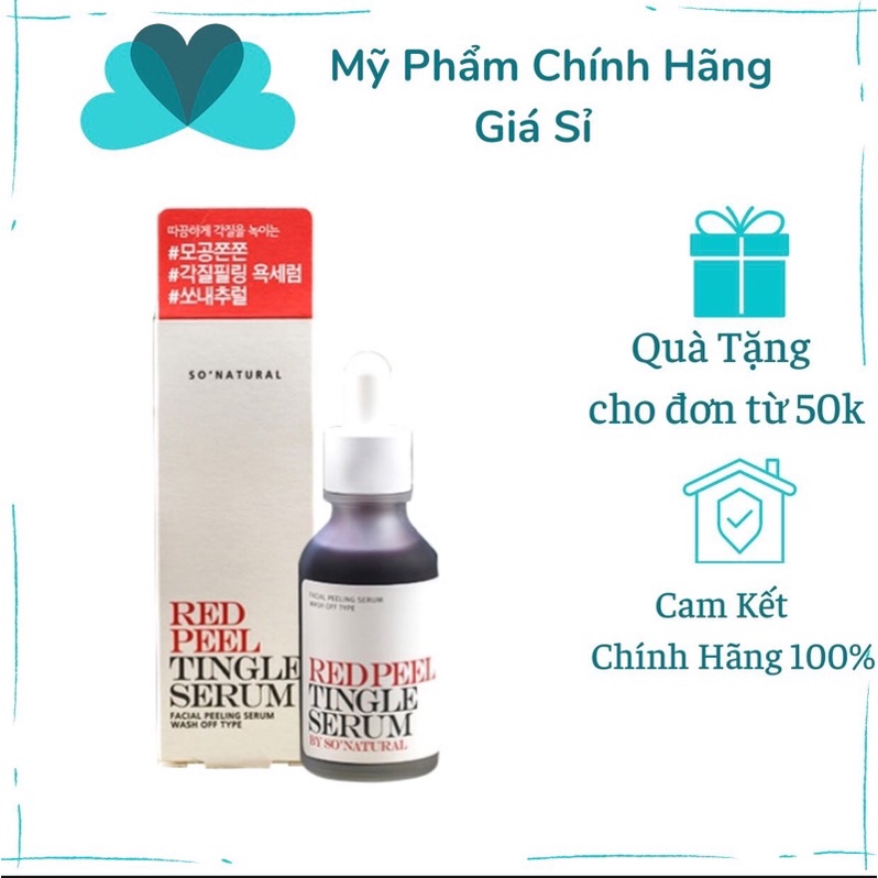 Tinh chất Red Peel Tingle Serum Sonatural 35ml