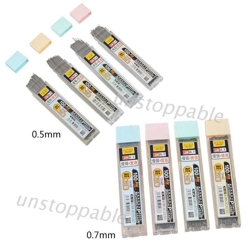 Hộp 100 Ruột Bút Chì Bấm 2b