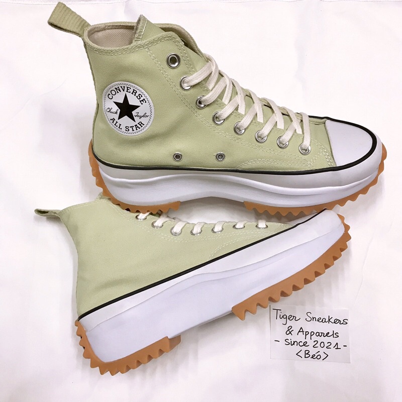 Tiger Sneakers - Giày Converse Run Star Hike chính hãng cổ cao màu xanh | A00552C