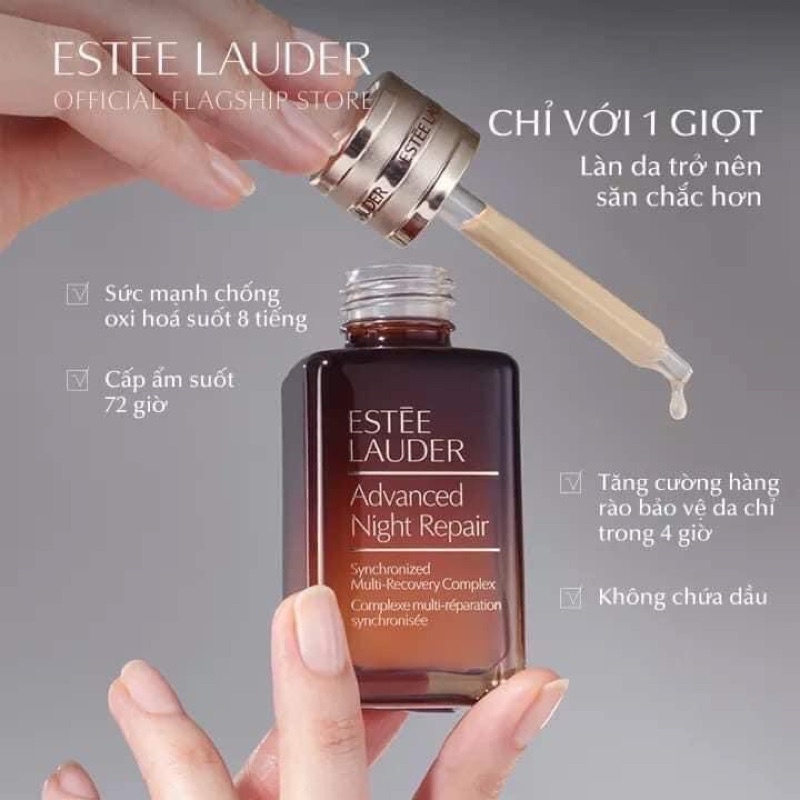 Serum Phục Hồi, Nâng Cơ Trẻ Hoá Da Estee Lauder ANR 50ml Nhập Khẩu Chính Hãng