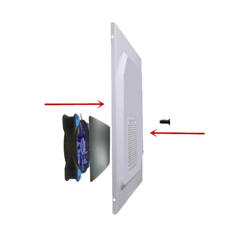 Tấm Lưới Lọc PVC Chống Bụi Cho Quạt Máy Tính 8cm 9cm 12cm 14cm