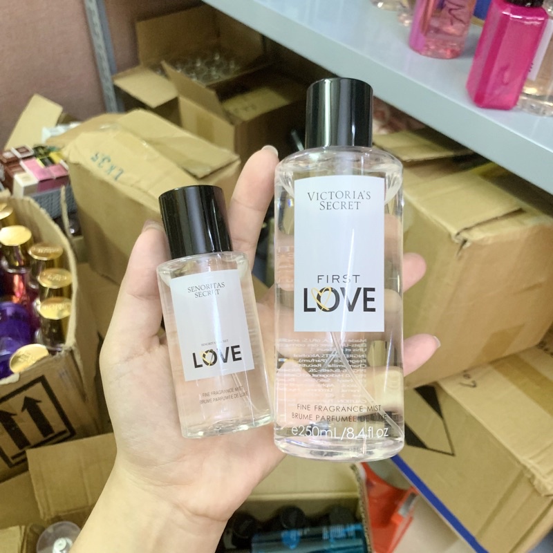 Xịt thơm bodymist toàn thân nước hoa 250ml nắp đen