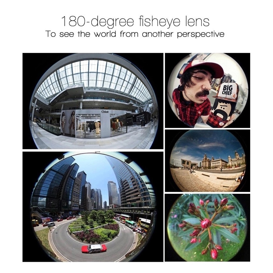 Ống Kính Fisheye 3 Trong 1 Cho Điện Thoại