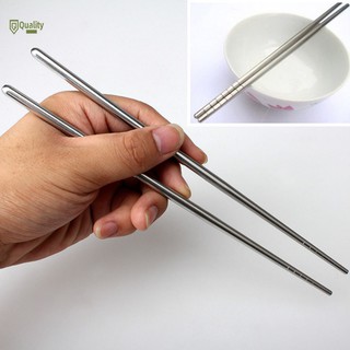 Cặp đũa kim loại không gỉ chống trượt thiết kế tiện lợi cho nhà bếp