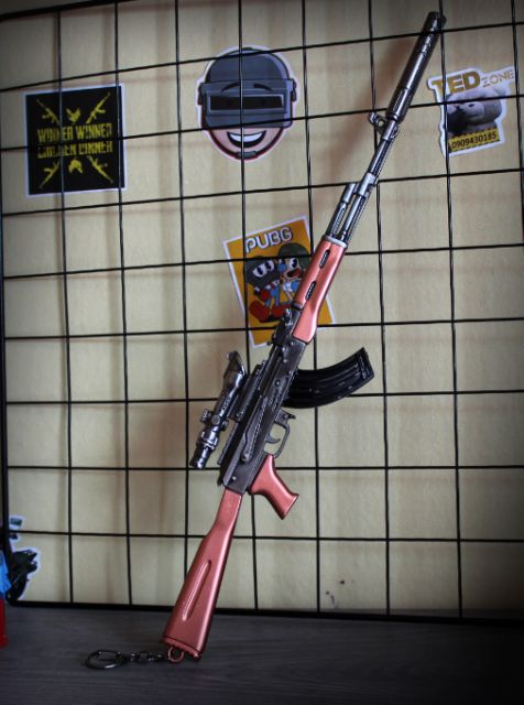 Mô hình AKM PUBG 30cm Kim loại