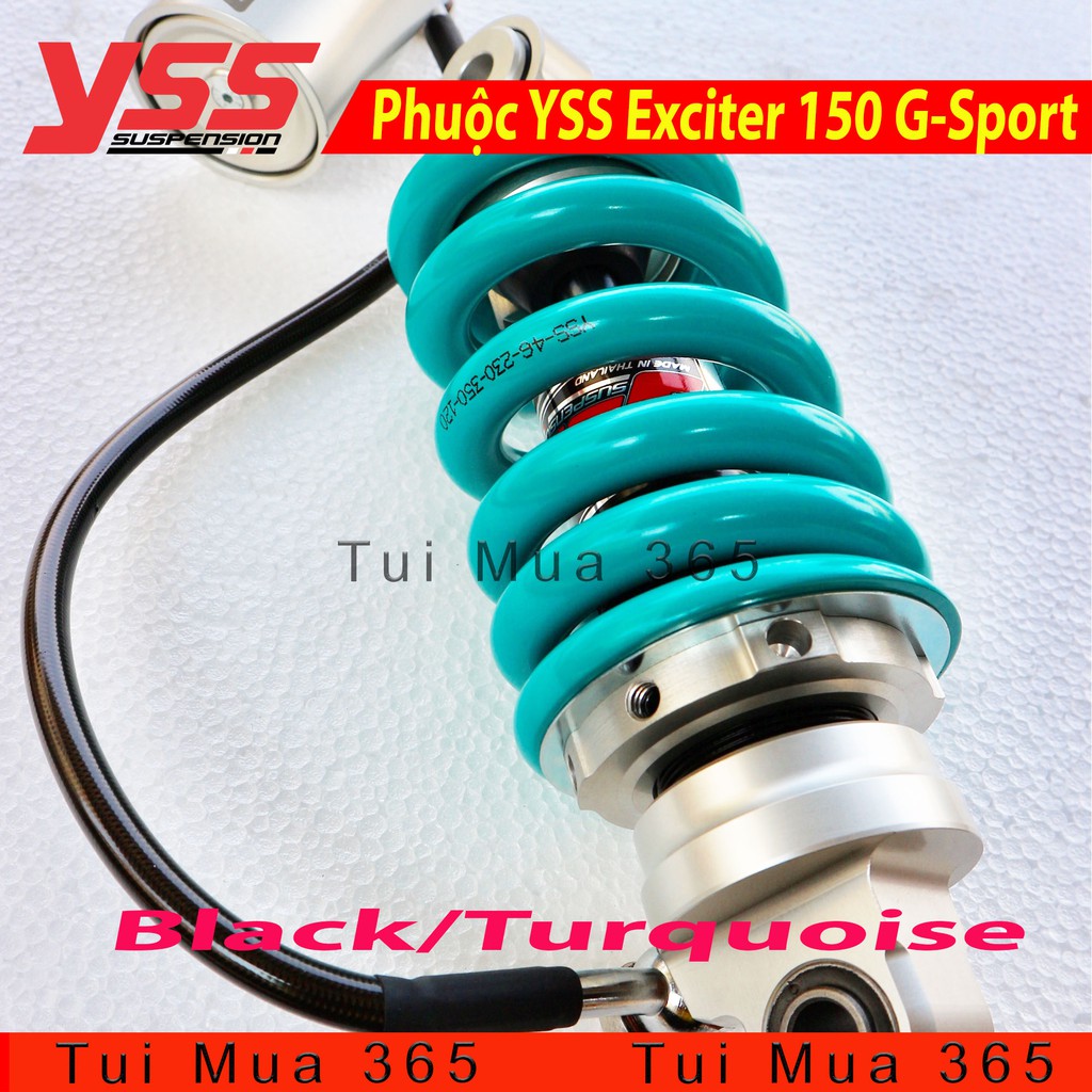 Phuộc Yss Bình Dầu Exciter 150cc Black,Turquoise