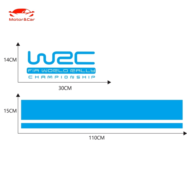 Decal vinyl dán trang trí thân xe hơi hợp thời trang