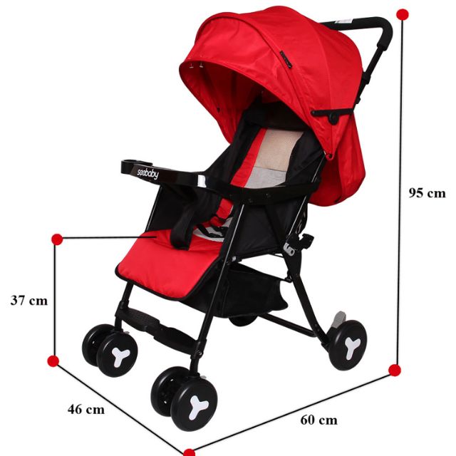 Xe đẩy du lịch seebaby QQ3 siêu bền tiện lợi cho bé