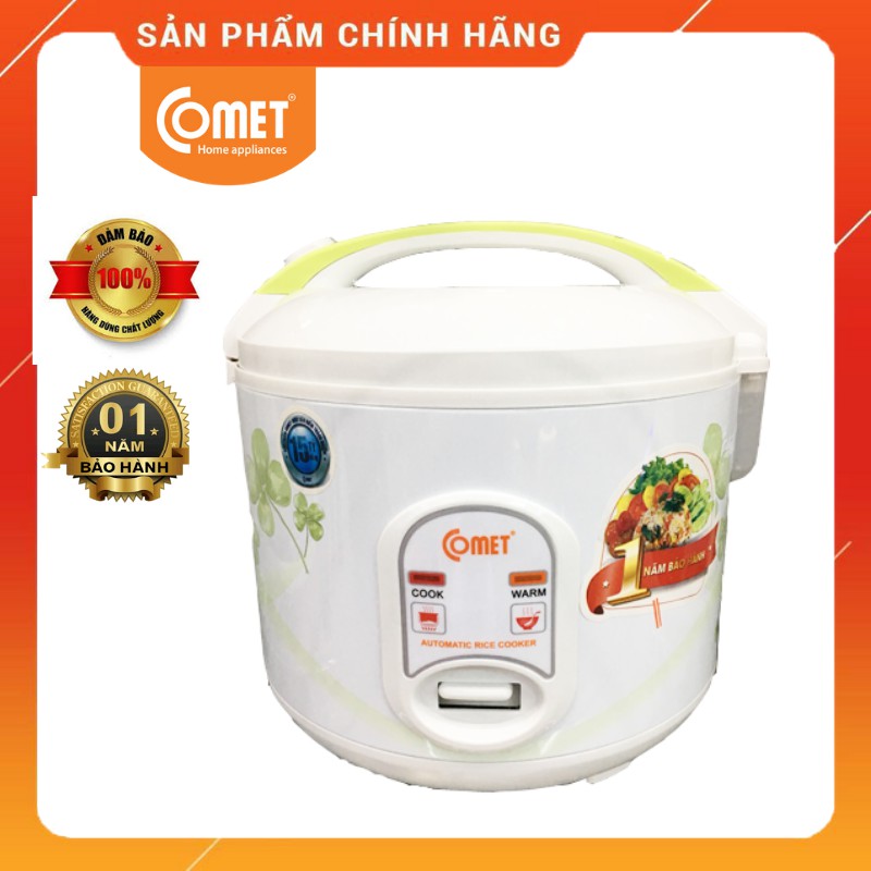 [Chính hãng] - Nồi Cơm Điện Nắp Gài Comet CM8016 1.8Lít | BigBuy360 - bigbuy360.vn