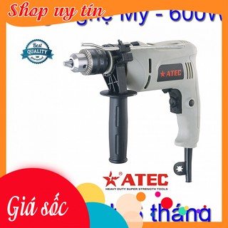 Máy khoan động lực ATEC AT7216B chính hãng công suất 600W động cơ dây đồng bền bỉ. BH 6 tháng toàn quốc