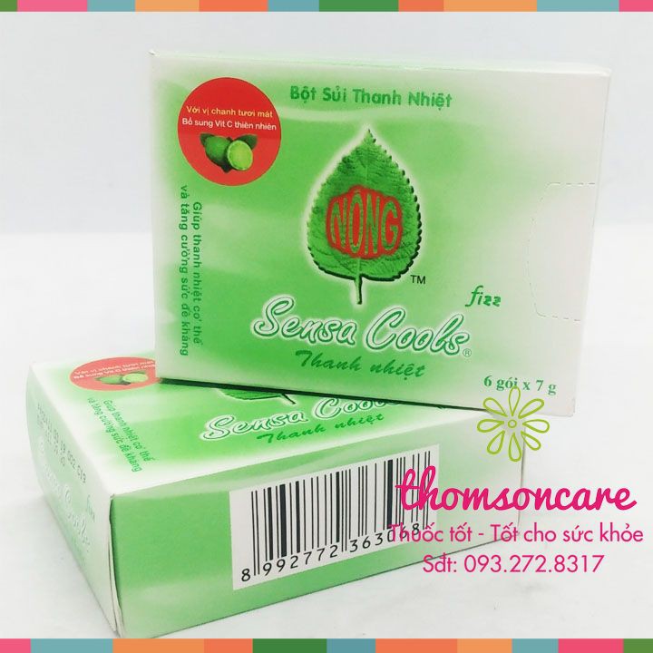 Bột sủi thanh nhiệt Sensacool - giải độc gan