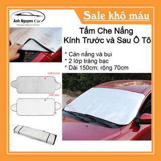Tấm Che Nắng Bụi Kính Lái hoặc Kính Sau Xe Ô Tô