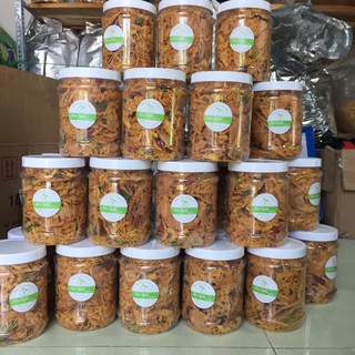 Combo cơm cháy mắm hành lắc khô gà lá chanh