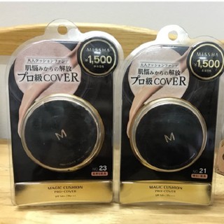 [Xách tay Nhật có bill] Phấn nước Missha Cusshion Magic Pro Cover màu đen