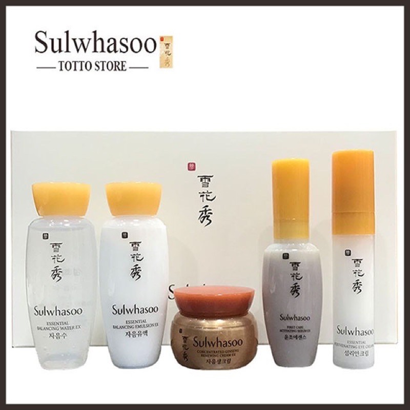 ( TÁCH SET) Bộ dưỡng da Sulwhasoo Basic Kit Mini Set 5 sản phẩm