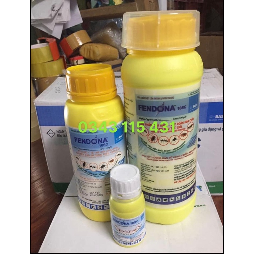 Thuốc diệt muỗi fendona 10sc chai 1 lít
