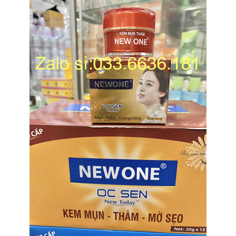 [chuẩn hàng cty 100%] kem NEWONE giảm mụn -thâm -giúp trắng da hủ 10G
