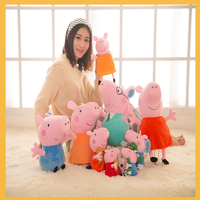 THÚ NHỒI BÔNG NHÂN VẬT GIA ĐÌNH HEO PEPPA