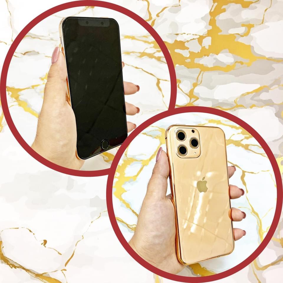 HỎA TỐC HCM - Hột-𝙌𝙪𝙚̣𝙩-𝘽𝙖̣̂𝙩-𝙇𝙪̛̉𝙖 mô hình Iphone 11 Pro có đèn pin - FREESHIP