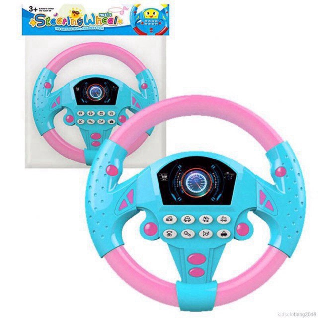 Vô lăng tập lái ô tô quay 360 độ cho bé - Vô lăng xe hơi trẻ em phát nhạc (Bảo hành 1 tháng)